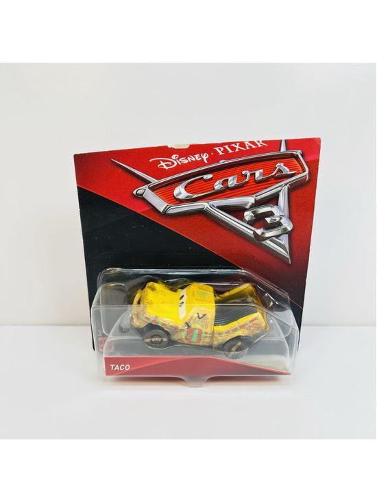 Disney Pixar Other - Disney Pixar Cars 3 Taco 1:55 Diecast Yellow Car 2016 Unopened Box